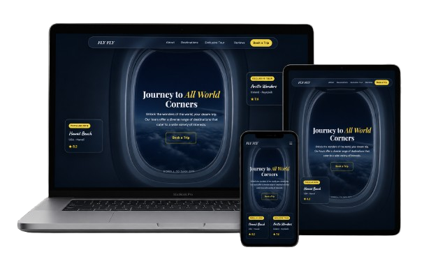 Travel Agency | Cinematic Scroll Animation